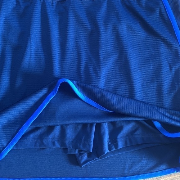 St. Johns Bay Navy Blue Skort Quick Dri Tennis Golf Elastic Waist Size L - Picture 3 of 4